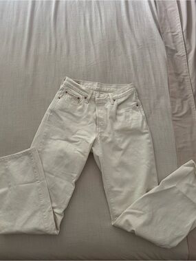 Levi's Straight-Leg Women's Jeans in Cream